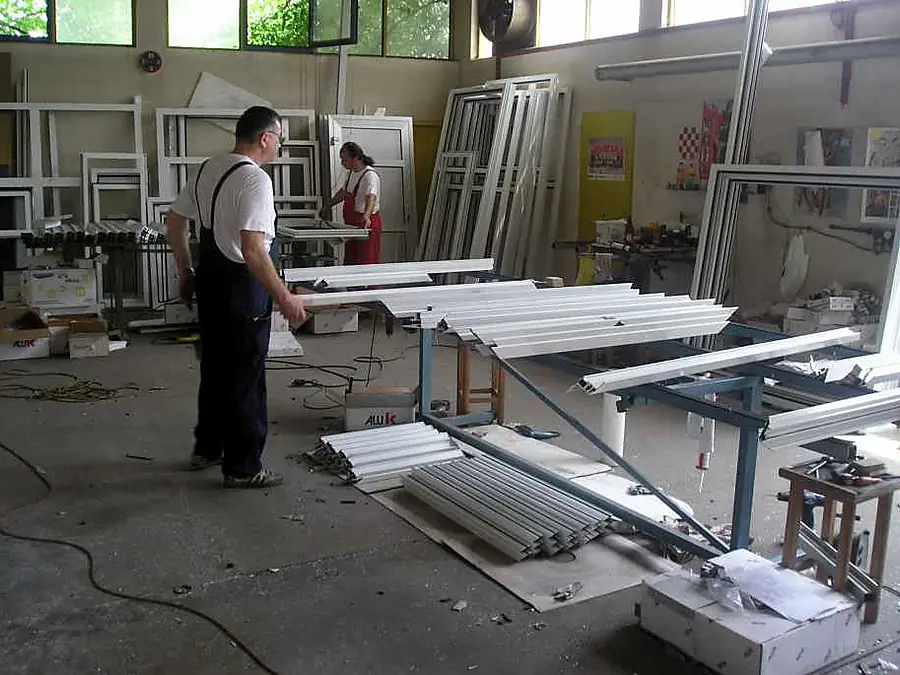 Izrada aluminijske stolarije u radionici ALM-PIFAR